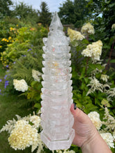 Load image into Gallery viewer, Quartz 13-Level Feng Shui Wisdom Pagoda Tower