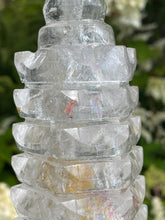 Load image into Gallery viewer, Quartz 13-Level Feng Shui Wisdom Pagoda Tower