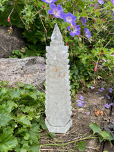 Load image into Gallery viewer, Quartz 13-Level Feng Shui Wisdom Pagoda Tower