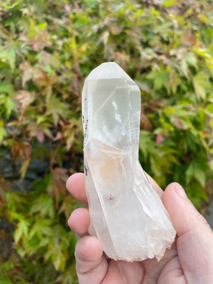 Hematoid Quartz Point Specimen