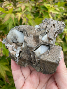 Octagonal Chocolate Calcite Specimen