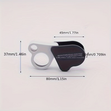 Load image into Gallery viewer, 30X/50X Dual Lens Pocket foldable Loupe Magnifier Jewelry Magnifying Glass
