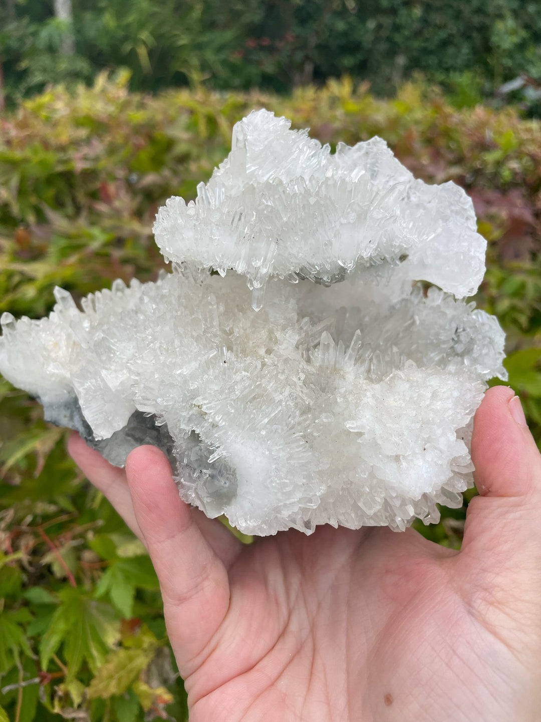 Quartz with Green Fluorite Specimen