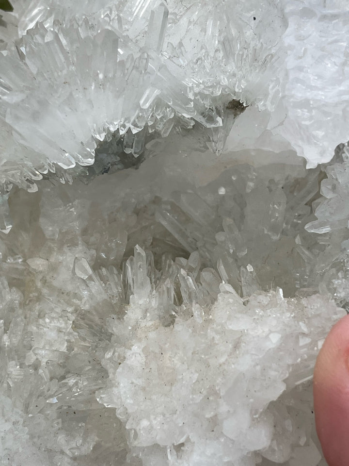 Quartz with Green Fluorite Specimen