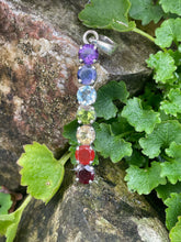 Load image into Gallery viewer, 925 Sterling Silver Faceted Chakra Pendant
