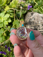Load image into Gallery viewer, Rainbow Quartz Sphere Pendant
