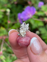 Load image into Gallery viewer, 925 Sterling Silver Pixie on Pink Tourmaline Pendant
