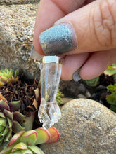 Load image into Gallery viewer, Silver Quartz Figa Fist Hand Pendant
