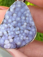 Load image into Gallery viewer, Grape Agate Chalcedony Silver Pendant
