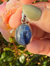 Load image into Gallery viewer, Gemmy Blue Kyanite Silver Pendant

