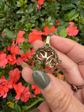 Load image into Gallery viewer, Tree of Life Tumblestone Cage Pendant
