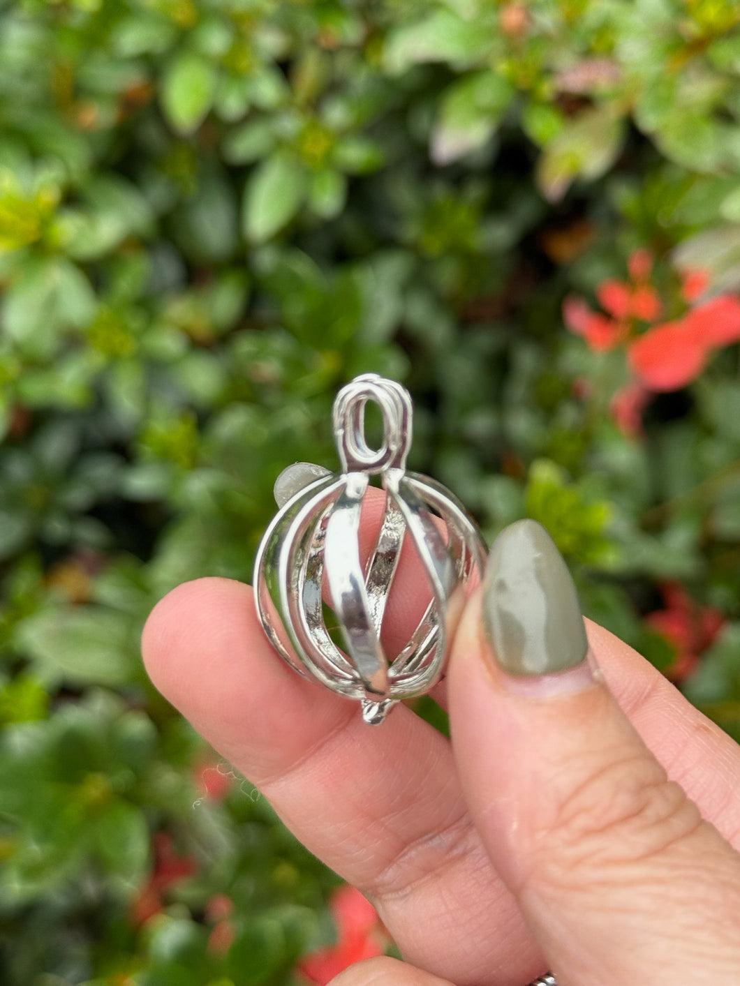 Tumblestone Cage Pendant