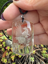 Load image into Gallery viewer, Nine Tail Fox Back Carved Quartz Pendant and Adjustable Chain
