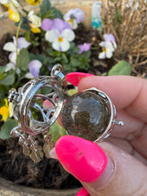 Load image into Gallery viewer, Dreamcatcher Tumblestone Holder Pendant
