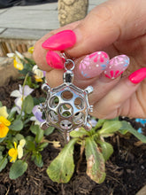Load image into Gallery viewer, Turtle Tumblestone Holder Pendant
