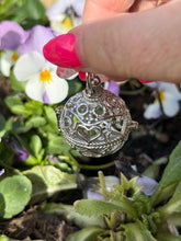 Load image into Gallery viewer, Heart Tumblestone Cage Holder Pendant
