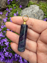 Load image into Gallery viewer, Fluorite Perfume Bottle Pendant

