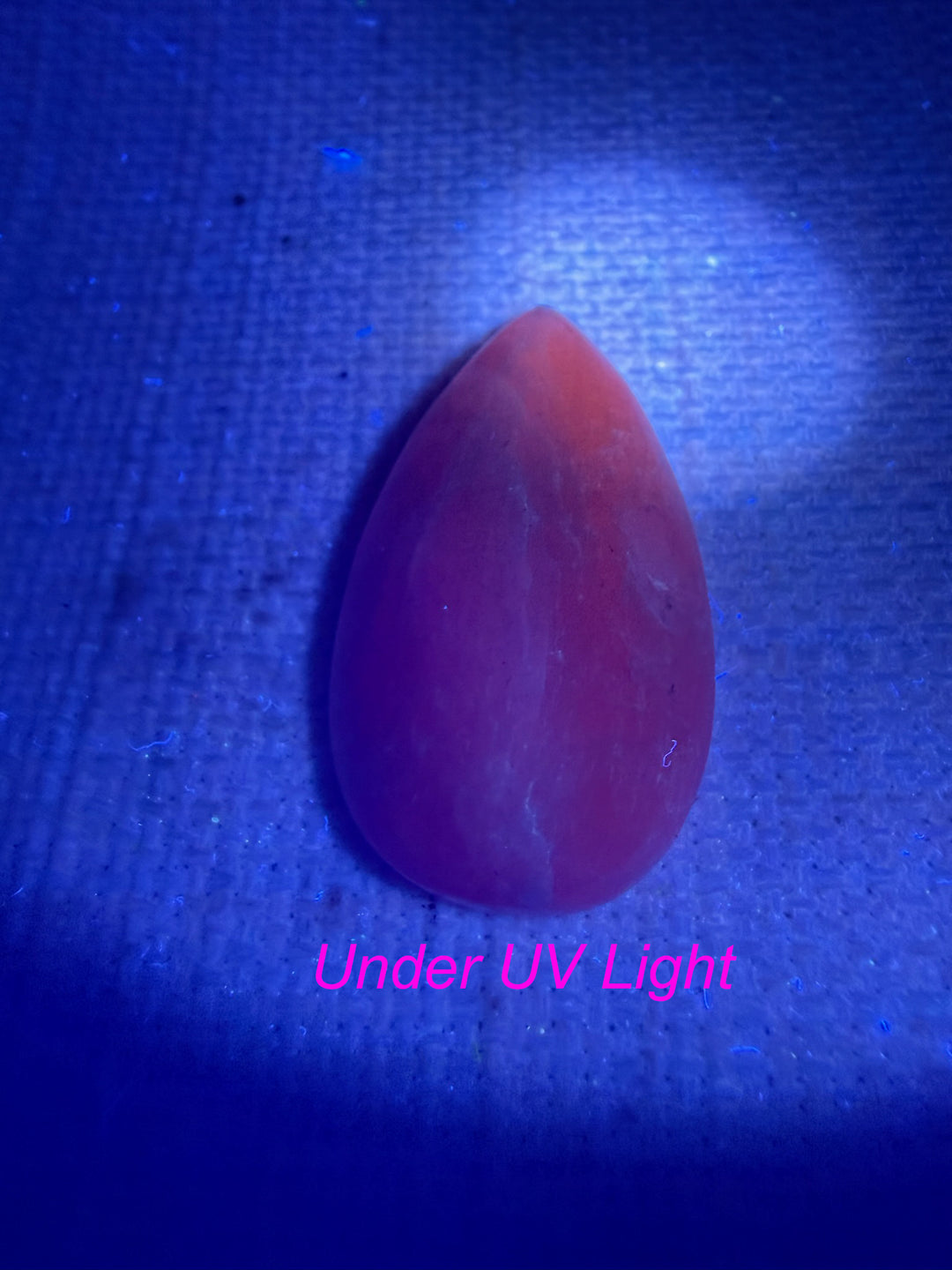 Uv Reactive Kunzite Cabochon
