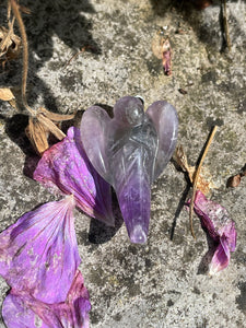 Amethyst Angel Pendant