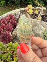 Load image into Gallery viewer, Candy Fluorite Angel Carving
