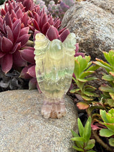 Load image into Gallery viewer, Candy Fluorite Angel Carving
