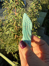 Load image into Gallery viewer, Rare Natural Turquoise Angel Carving
