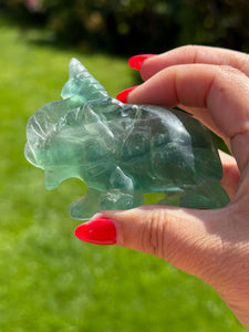 Green Fluorite Elephant