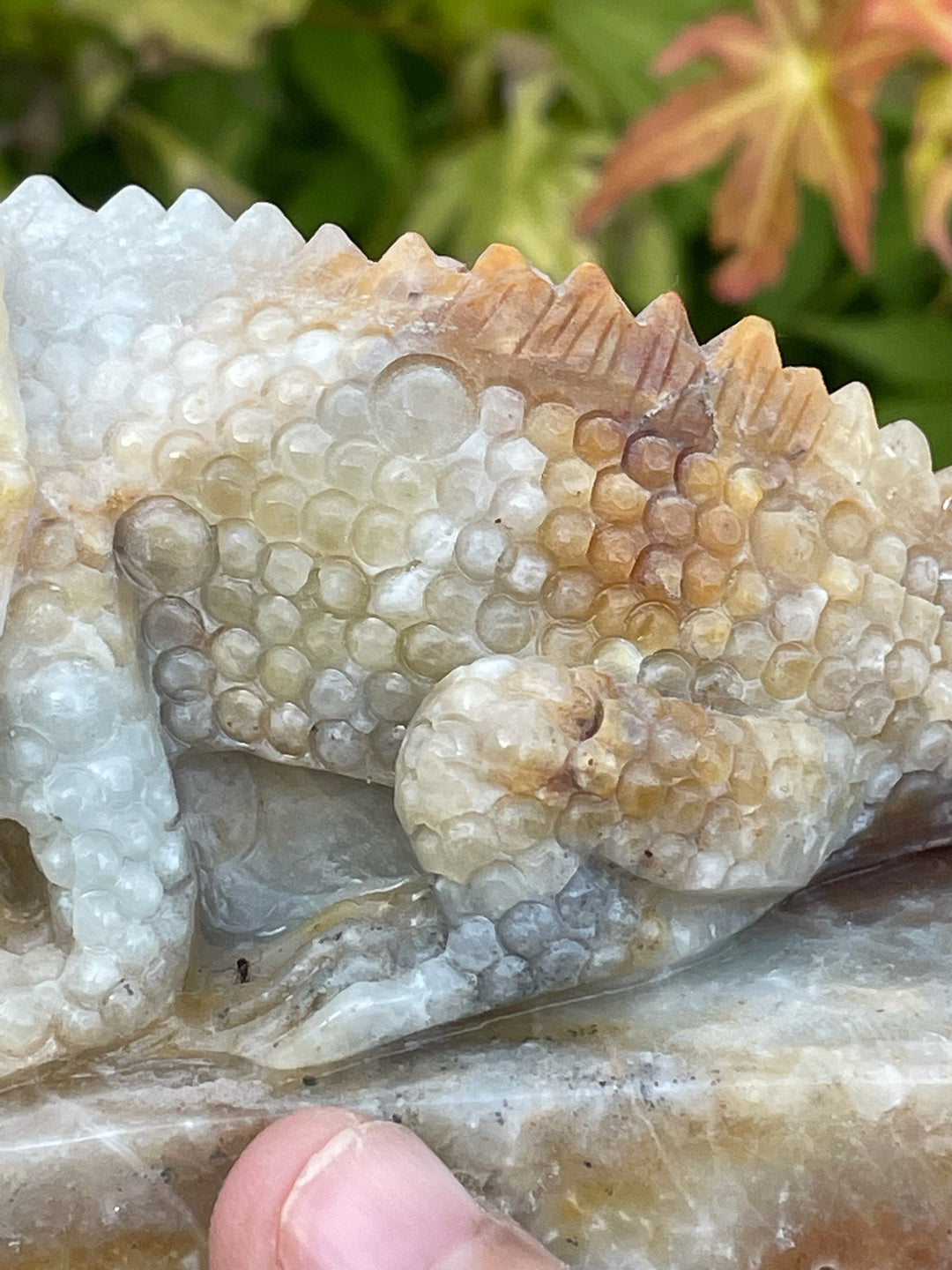 Amazonite Gecko Carving