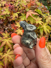Load image into Gallery viewer, Pyrite Rabbit Carving
