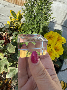 Large Cube Glass Sphere Stand 4cm