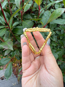 Gold Coloured Triple Heart Sphere Stand
