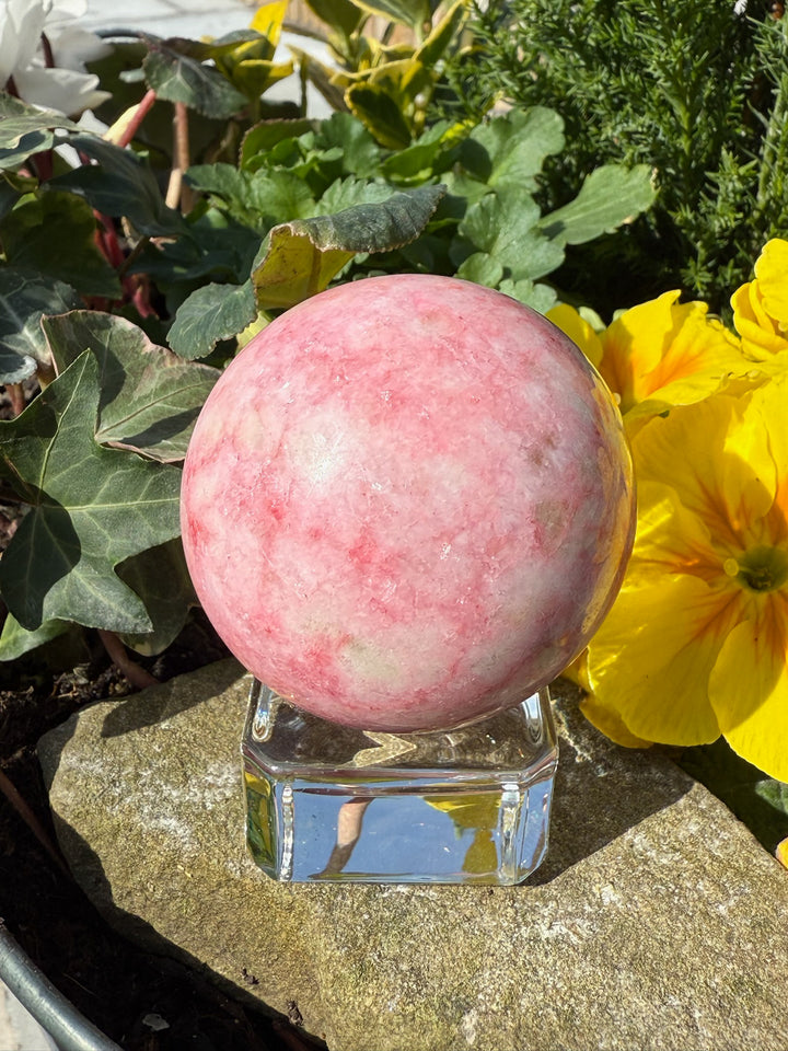 Glass Cube Glass Sphere Stand