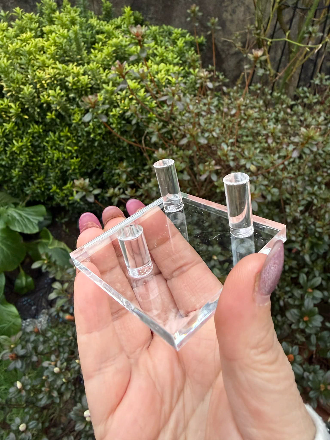 3 Point Support Acrylic Stand 6.5cm