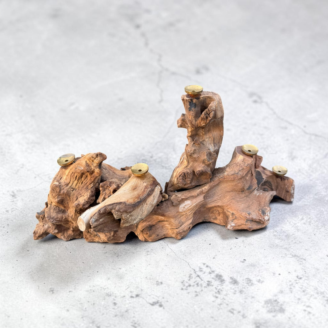 5 Sphere Driftwood Display Stand