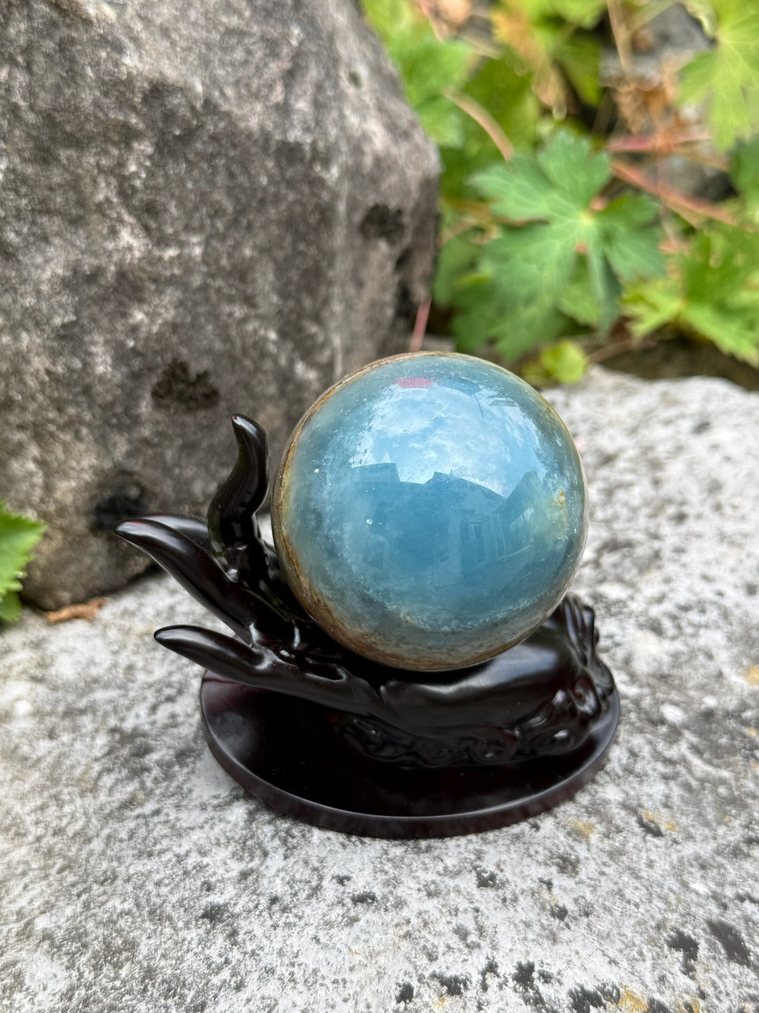 Fancy Hand Sphere Stand