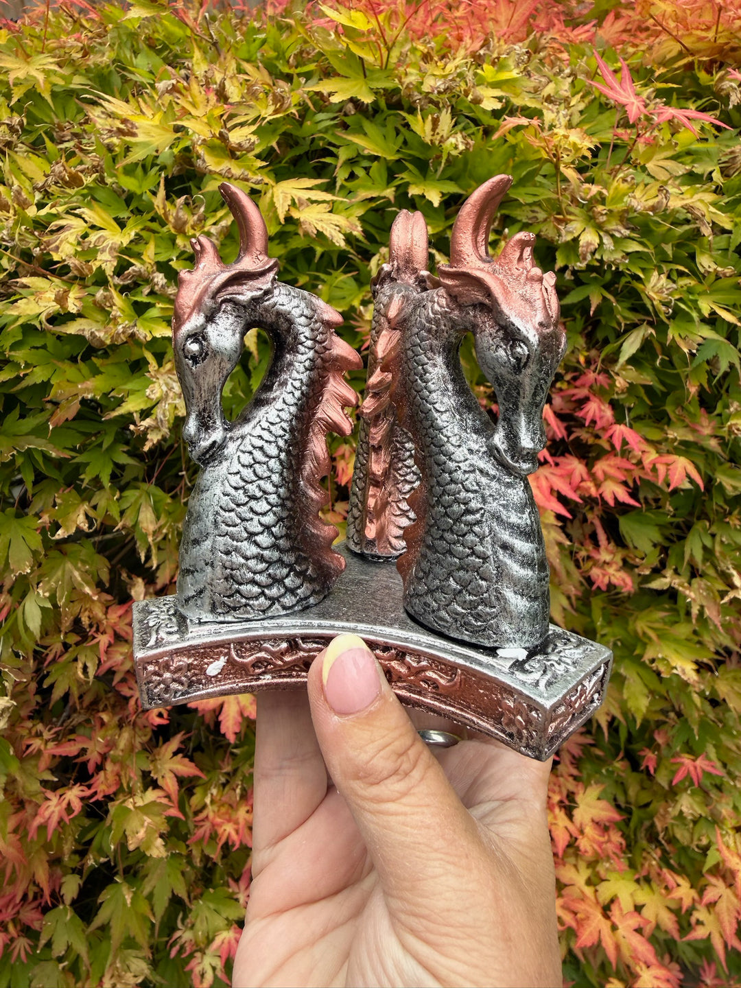 Silver Dragon Sphere Stand