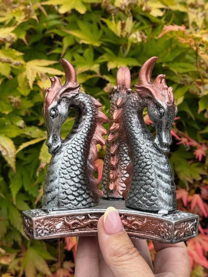 Silver Dragon Sphere Stand