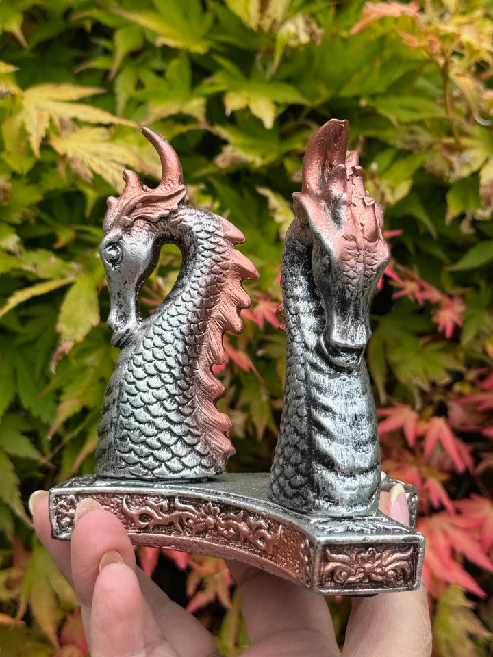 Silver Dragon Sphere Stand