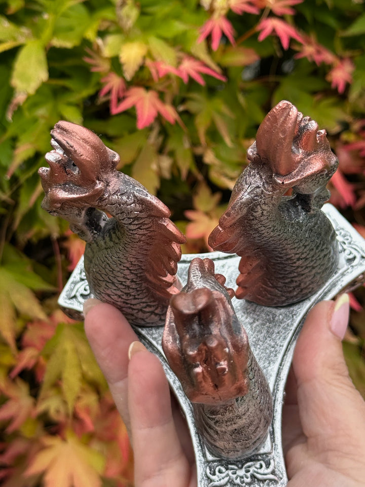 Silver Dragon Sphere Stand