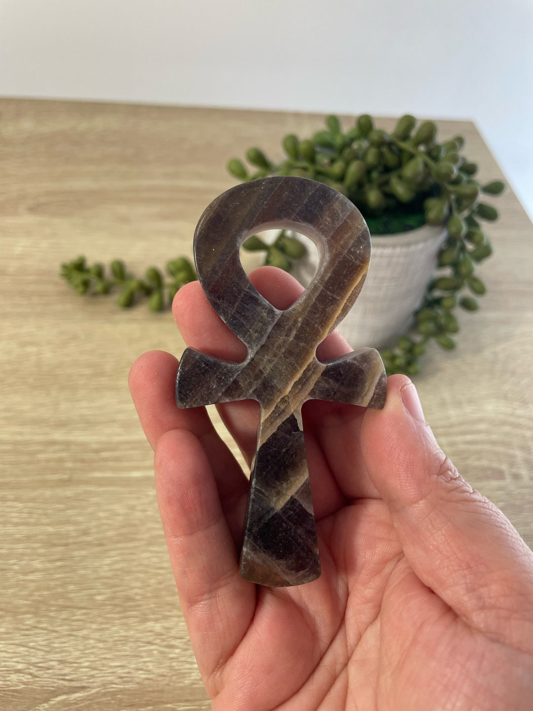 Fluorite Ankh