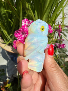 Opalite Carved Owl