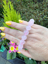 Load image into Gallery viewer, Rose Quartz 12mm Bead Bracelet
