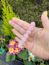 Load image into Gallery viewer, Rose Quartz 12mm Bead Bracelet
