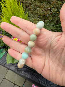 Caribbean Blue Calcite Bracelet 10mm bead