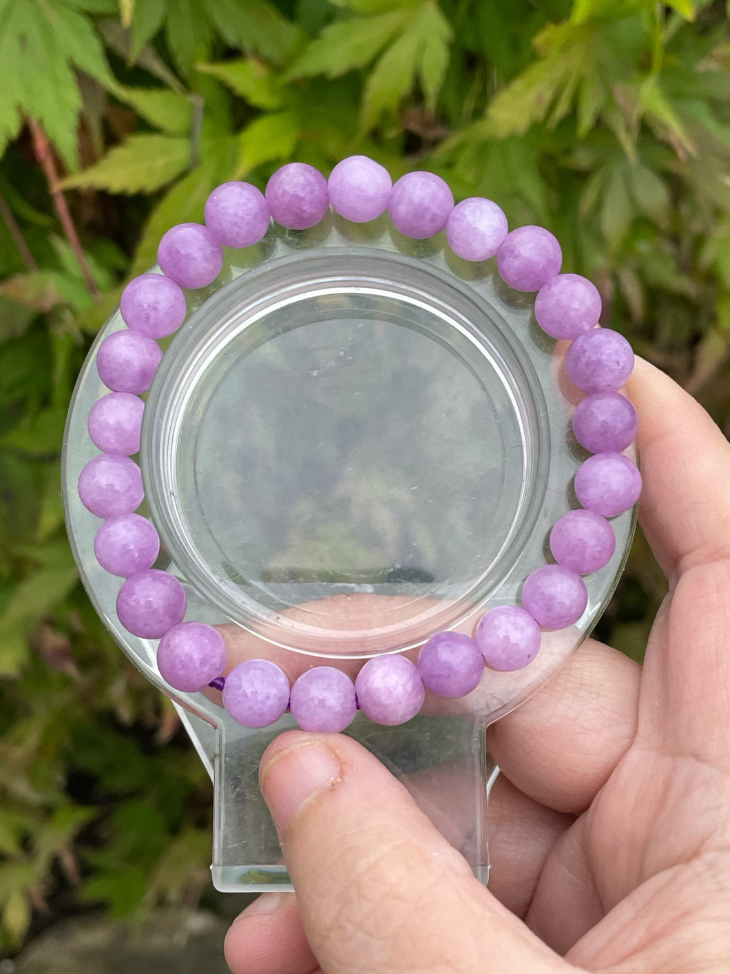 Kunzite Bracelet 8mm Beads