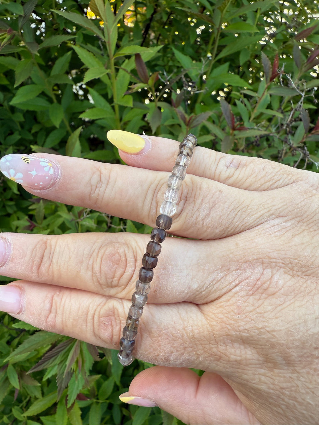 Faceted Smoky Quartz Bracelet