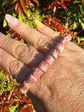 Load image into Gallery viewer, Rhodochrosite bracelet , Barrel Bead
