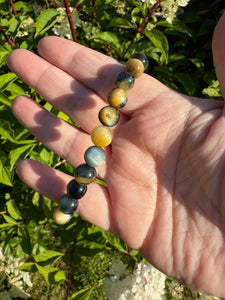 Blue Tiger Eye Bracelets 8mm Beads