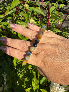 Blue Tiger Eye Bracelets 8mm Beads