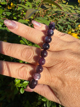 Load image into Gallery viewer, High Quality Lepidolite Mica Bracelet 8mm Beads
